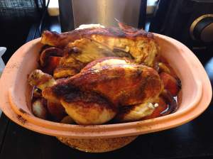 Färdig kyckling i romargryta