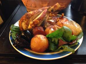 Kyckling i romargryta